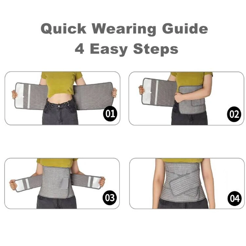 Postpartum Belly Band – Adjustable C-Section Recovery & Abdominal Support - color options