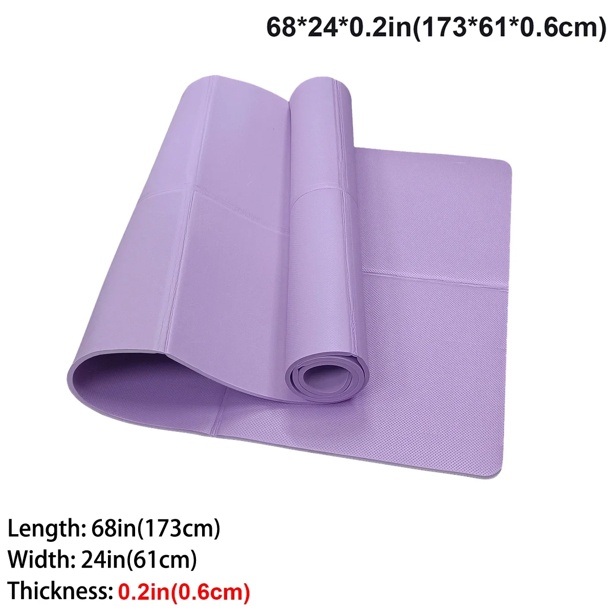 Foldable Yoga Mat Eco Friendly EVA Folding Travel Fitness Exercise 3mm - view 13