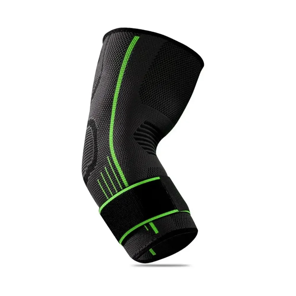 Durable Women Men Elbow Compression Sleeve Support Brace Arm Warmers Elastic - packaging