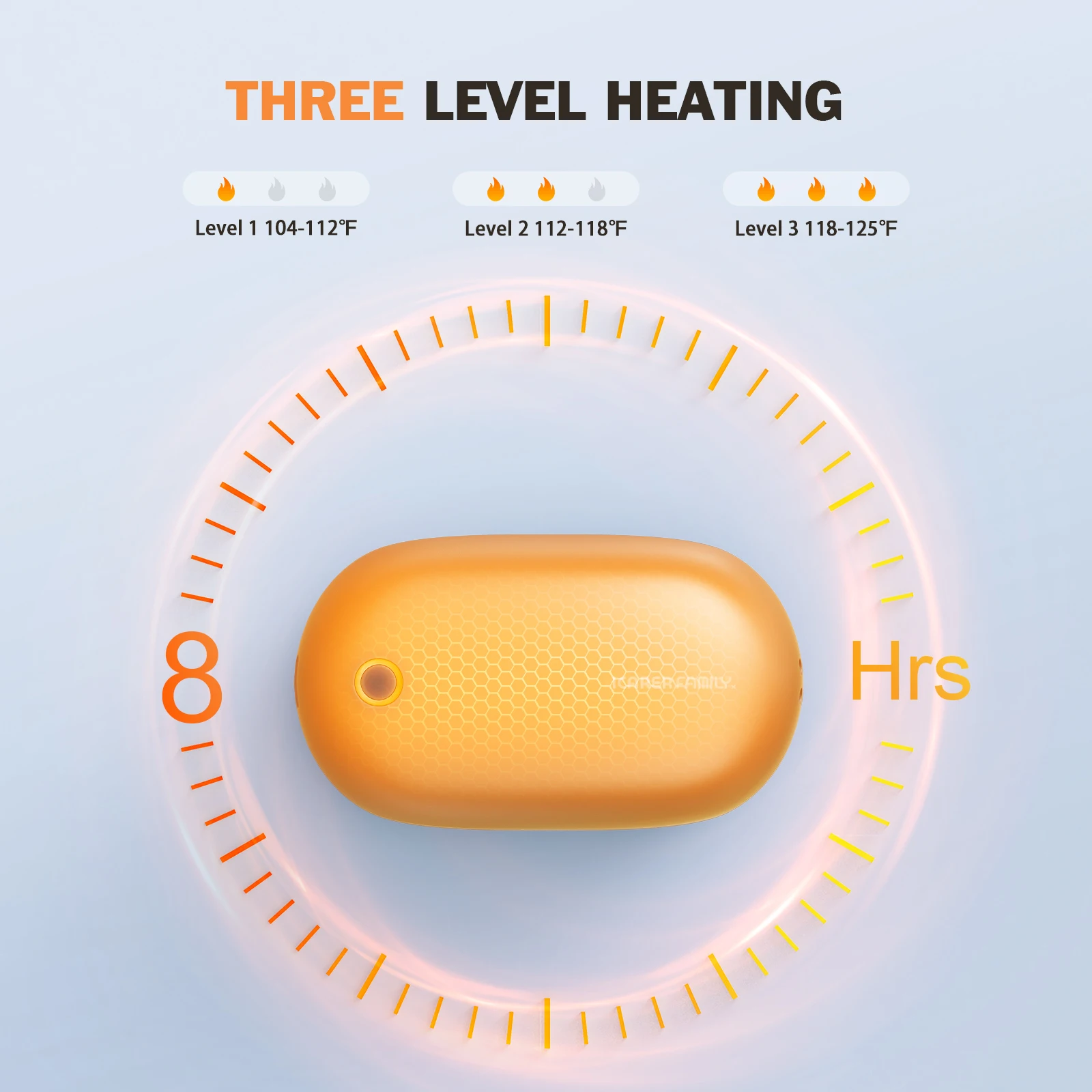 Rechargeable Hand Warmers 2-Pack – 8hr Magnetic Heat Therapy for Cold Hands & Stiff Joints - in use