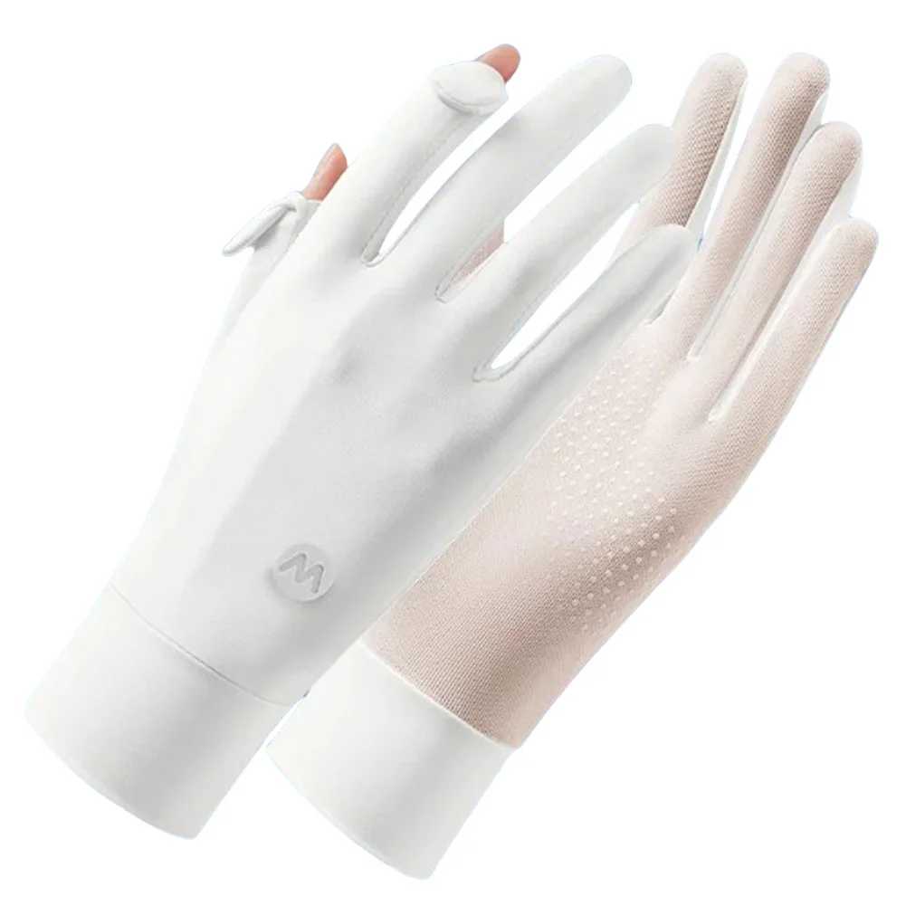 UV Protection Cycling Gloves – Ice Silk Touchscreen Sun Gloves for Women - packaging