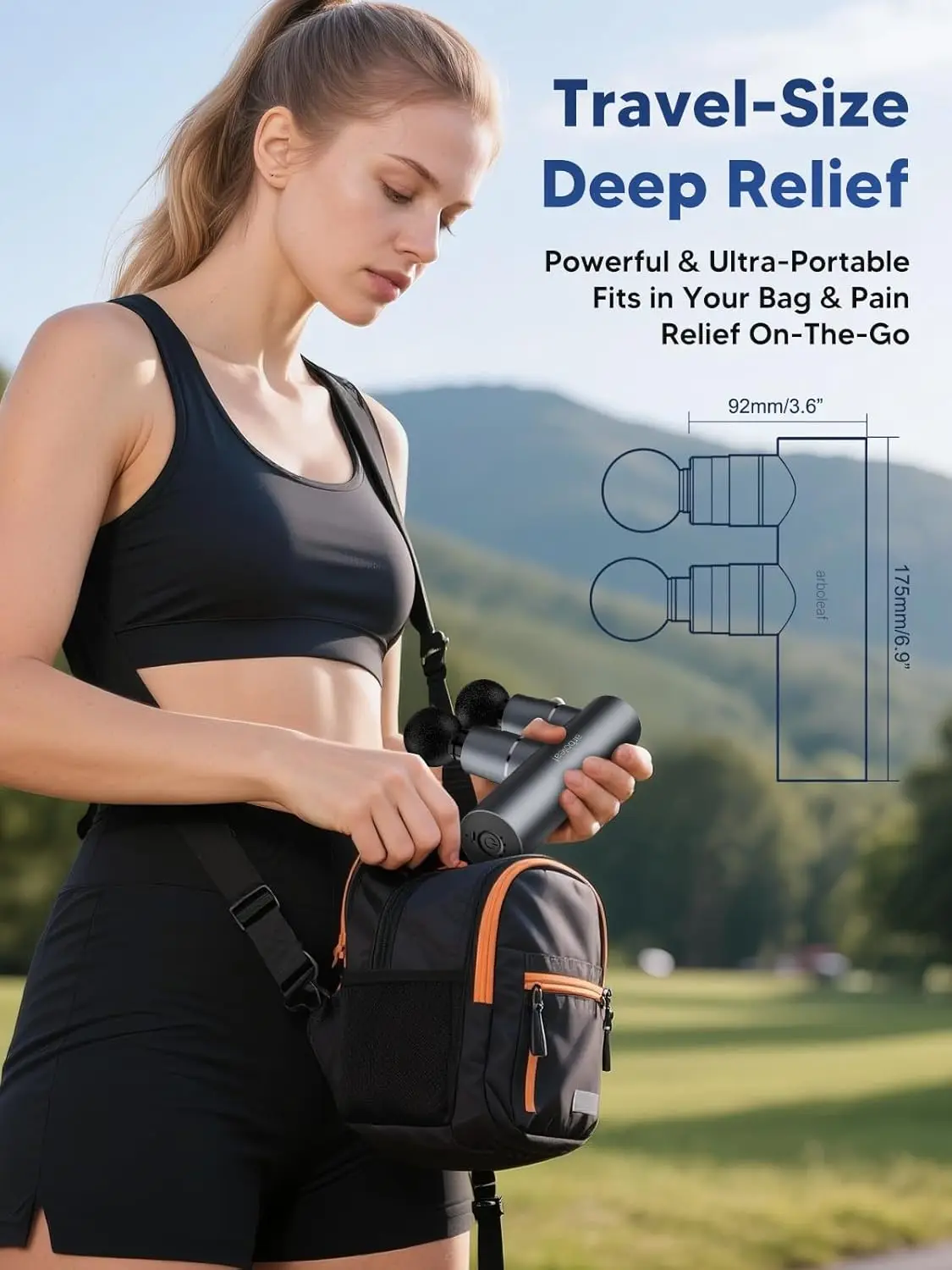 Dual-Head Massage Gun – Full-Metal Deep Tissue Percussion Massager - color options