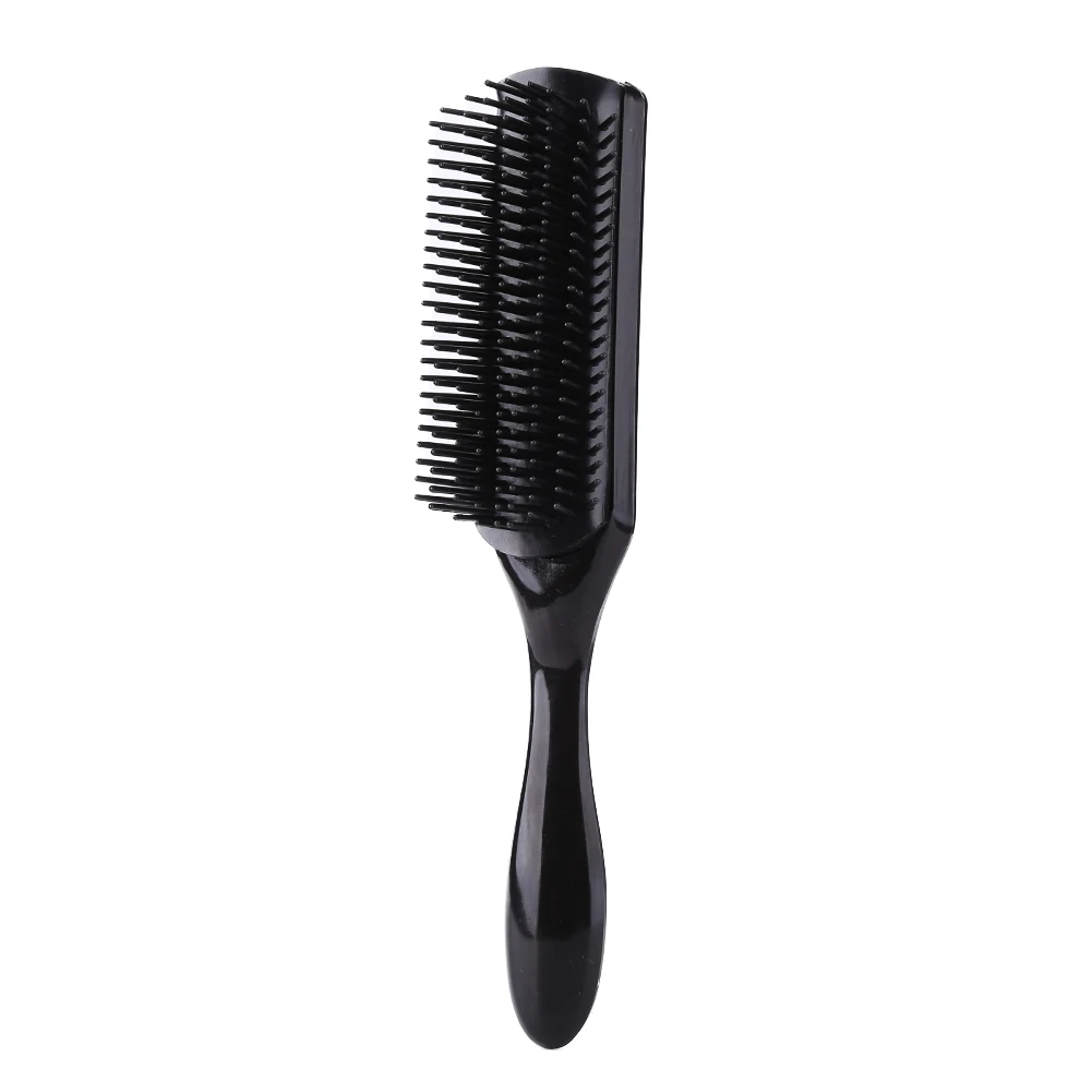 9-Row Detangling Hair Brush – Scalp Massager for Wet, Curly & Straight Hair - packaging