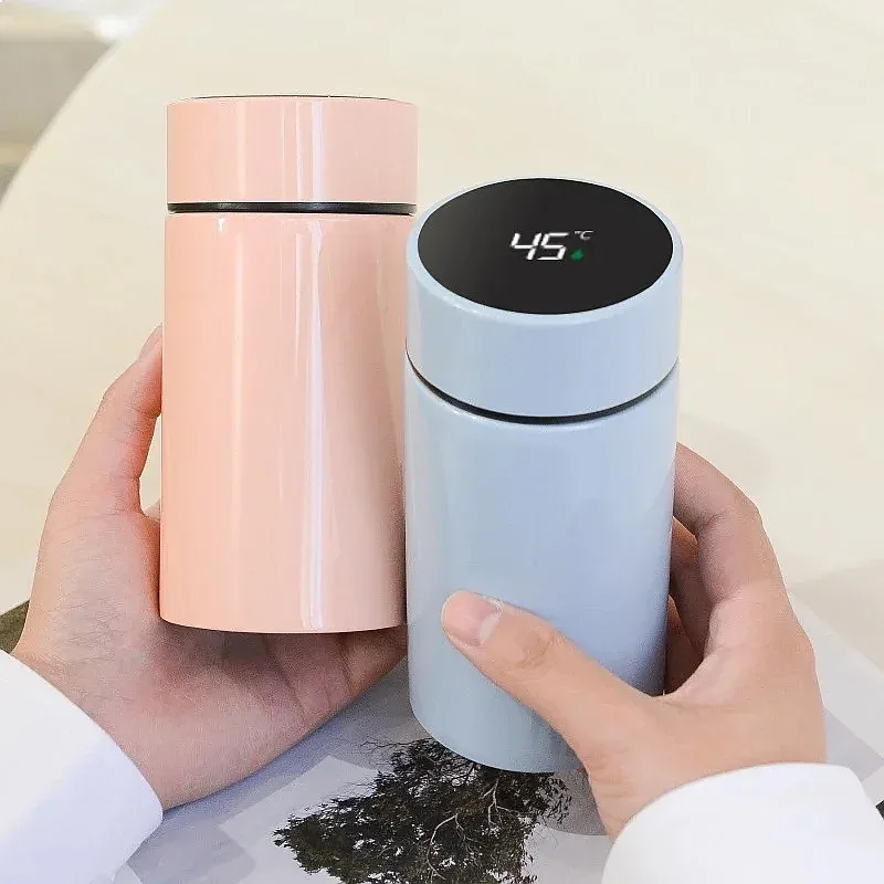 Smart Thermos Flask 200ml – Vacuum Cup with LED Temperature Display