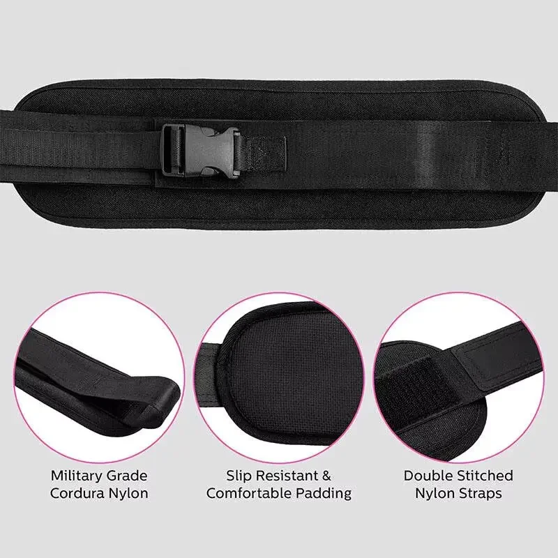 Adjustable Weighted Waist Belt for Home Workouts Dumbbell Training Hip Shaping - alternate view