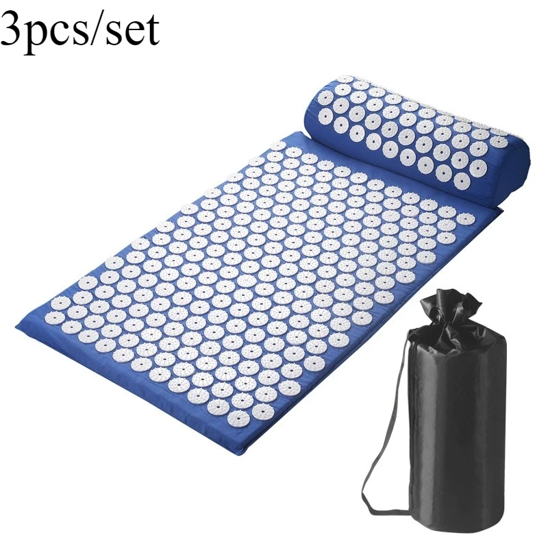 Acupressure Mat & Pillow Set – 3pc Non-Slip Mat for Back Tension & Relaxation - packaging