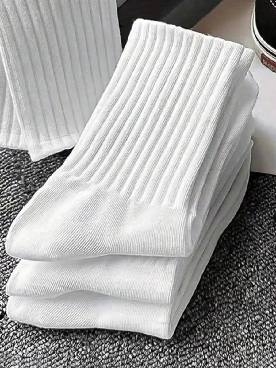 Mid-Calf Sports Socks – Odor-Resistant Moisture-Wicking Cushioned Socks - alternate view