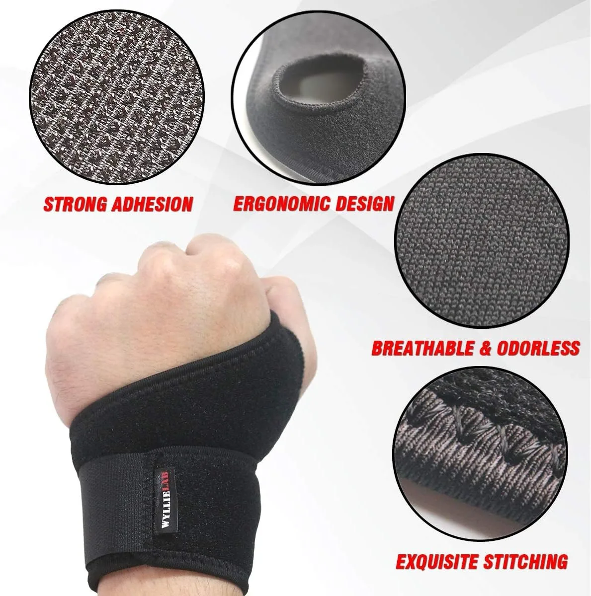 Adjustable Wrist Support Brace – Everyday Wrist Stabiliser - color options