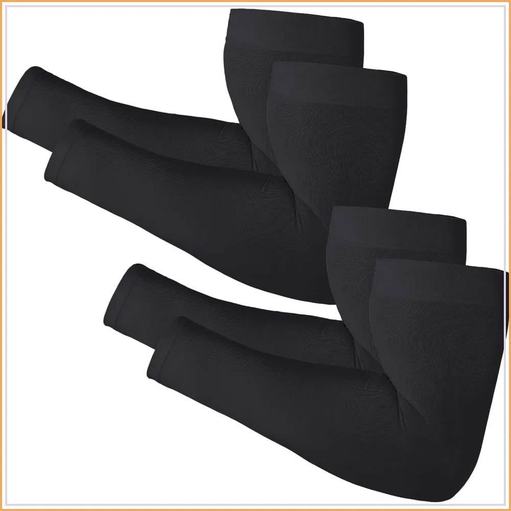 UV Protection Arm Sleeves – Cooling Compression Sleeves, L–XL