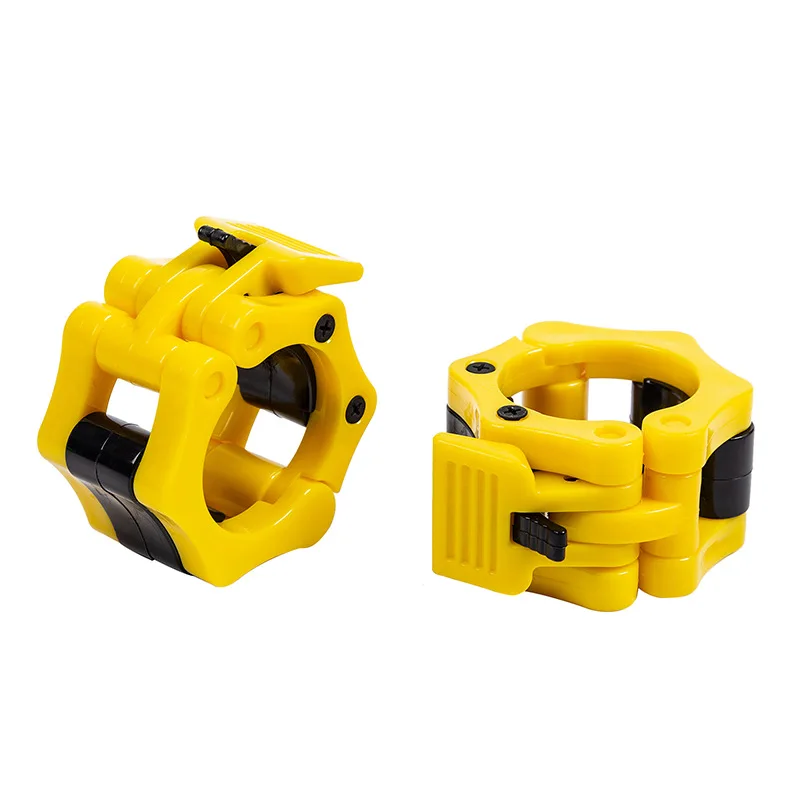 Spin Lock Barbell Collars 25mm – 2pc Quick-Release Weight Bar Clamps - size and dimensions
