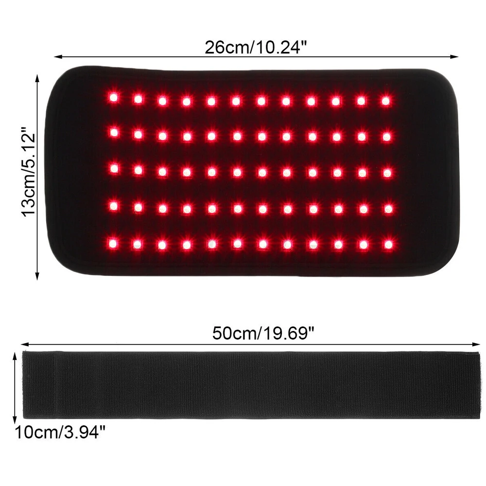 Infrared Light Therapy Pad – Portable Heat Wrap for Back, Knee, Hands & Feet - color options