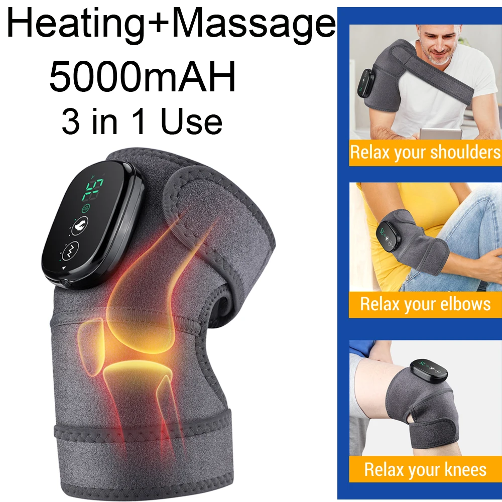Electric Shoulder Massager with Heat – Vibration Heated Shoulder Wrap - view 14