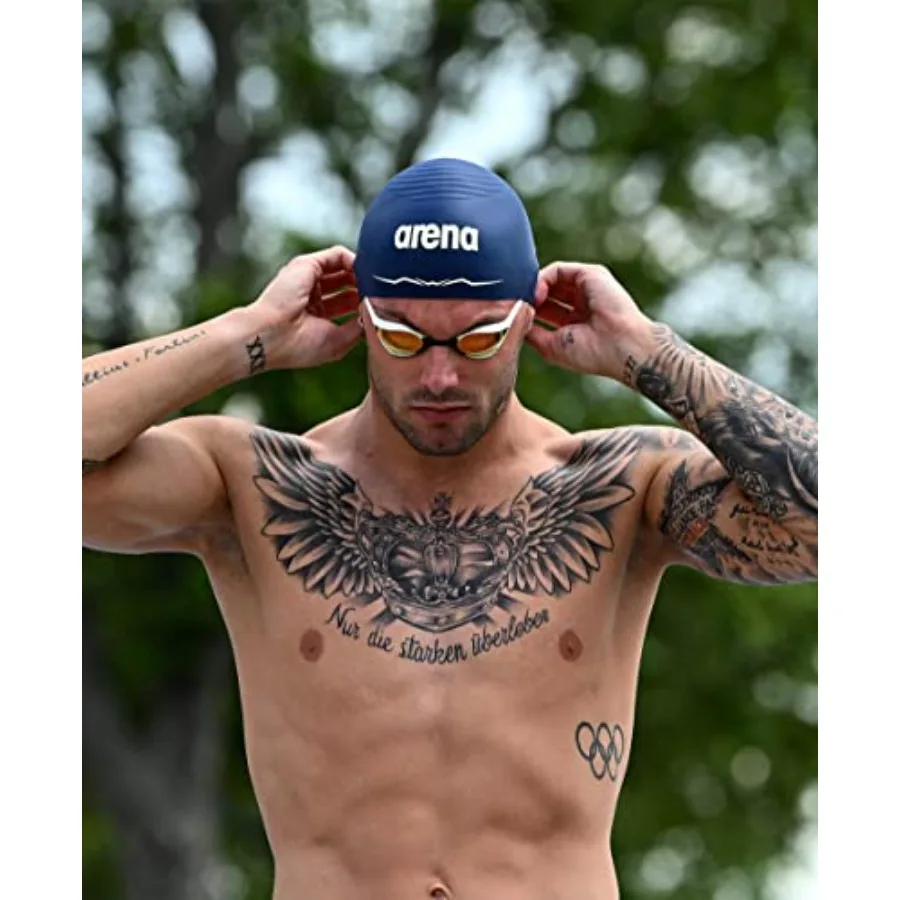 Silicone Racing Swim Cap – Hydrodynamic Competition Cap for Men & Women - size and dimensions