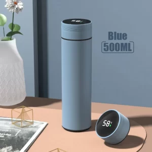 Smart Thermos Flask 500ml – Digital Temperature Display, 304 Stainless Steel