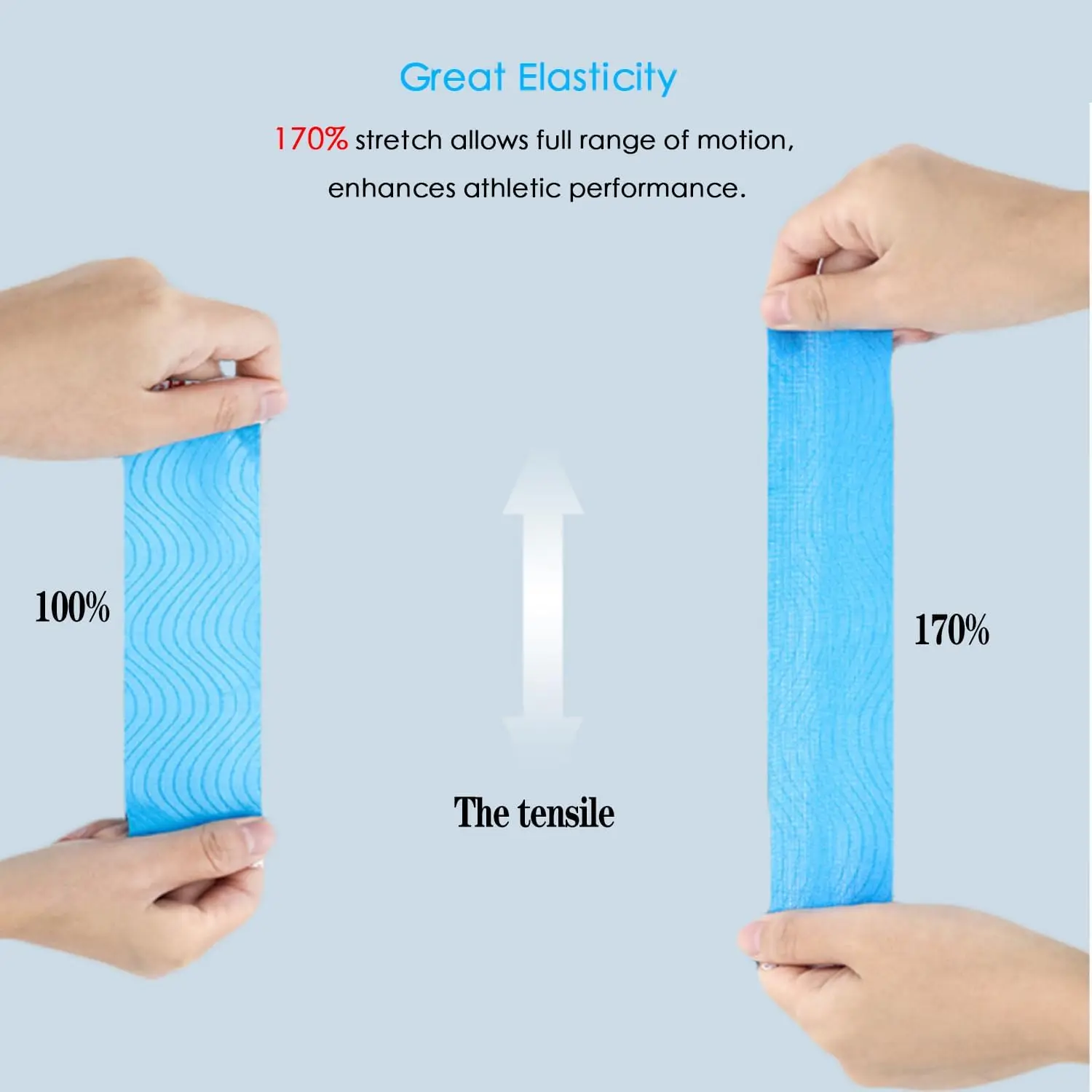 Kinesiology Tape 80pcs Precut Elastic Cotton Strips – Muscle & Joint Support - alternate view