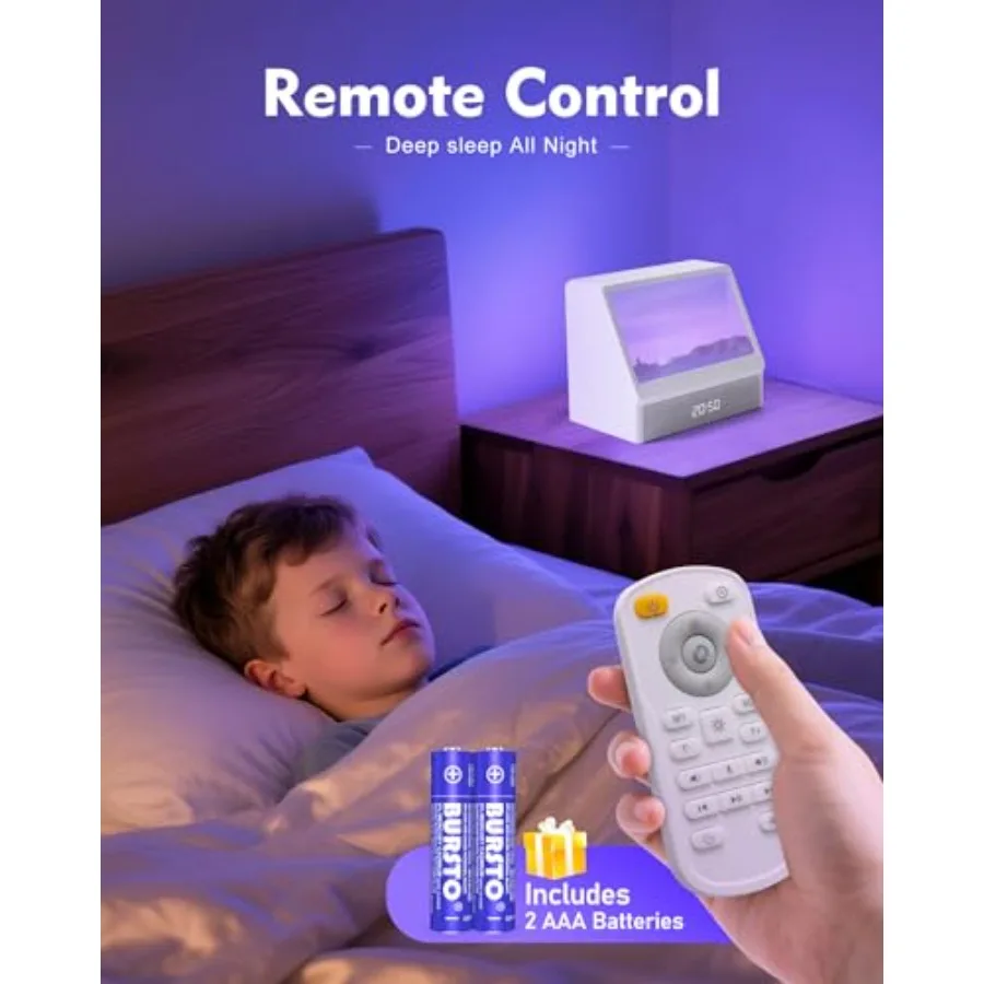 Sunrise Alarm Clock with Sound Machine – Wake-Up Light & Sleep Sounds - color options