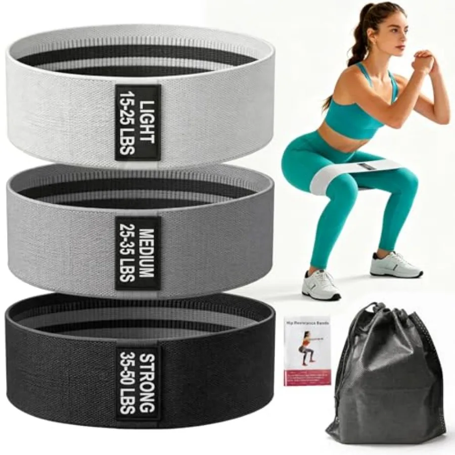 Resistance Bands Set – 3 Professional Exercise Bands for Strength Training