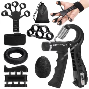 Adjustable Hand Gripper 5–60kg – Forearm & Grip Strength Trainer