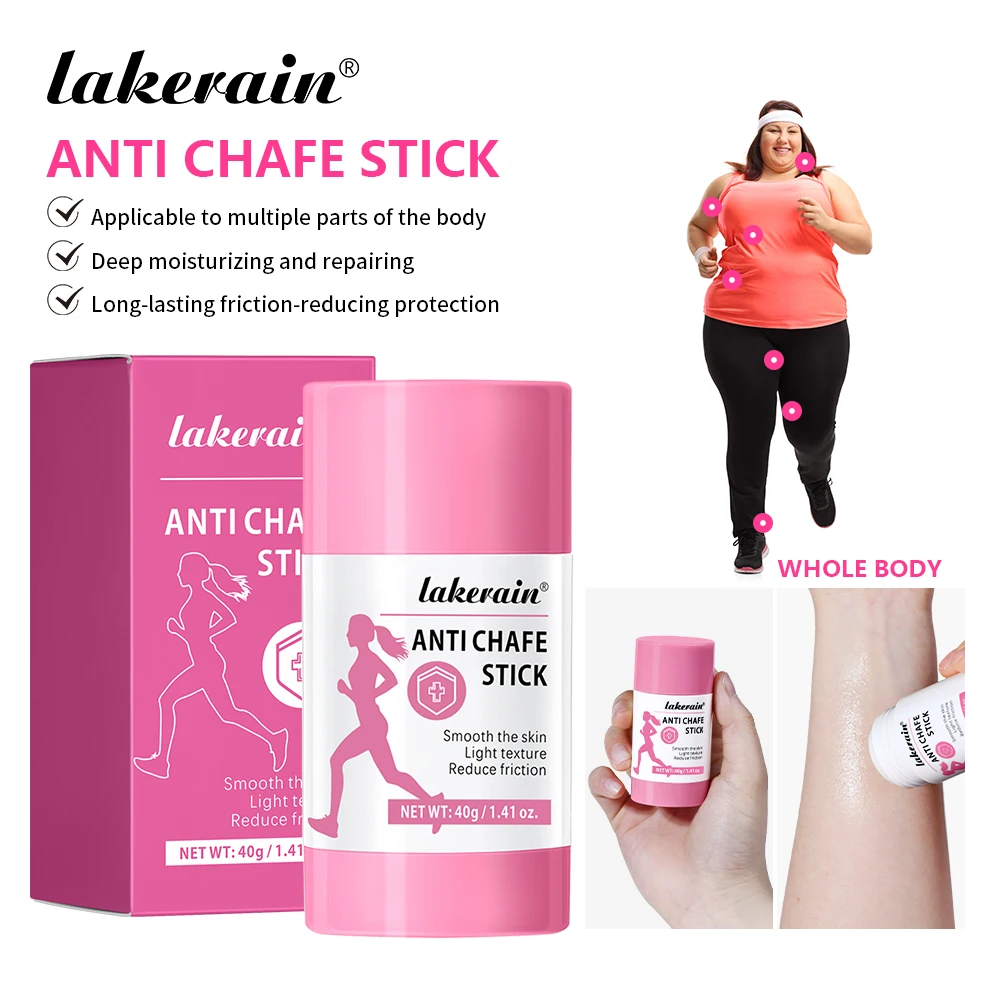 Anti-Chafe Stick for Runners – Anti-Friction Balm for Thighs, Heels & Arms - side view