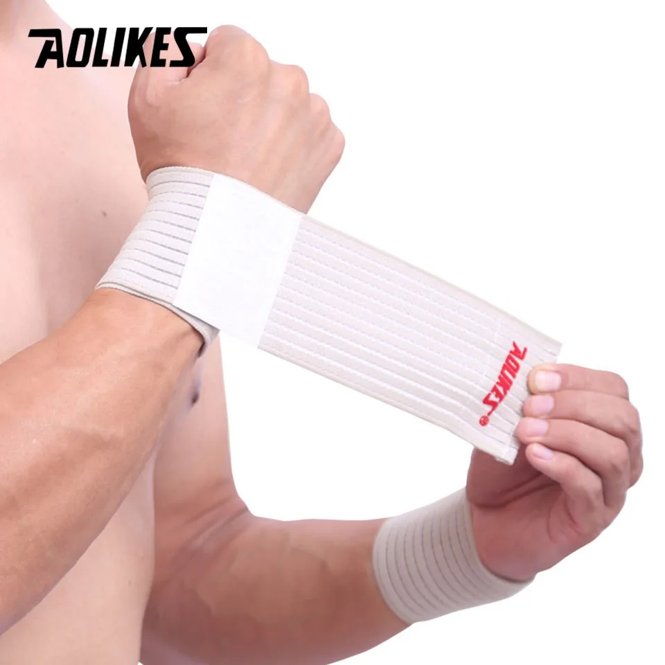 Elastic Hand & Wrist Bandage – Cotton Sports Wrist Wrap - detail view