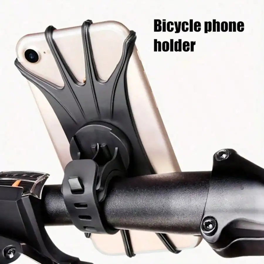 360° Silicone Bike Phone Mount – Universal Handlebar Holder for Bikes & Carts - packaging