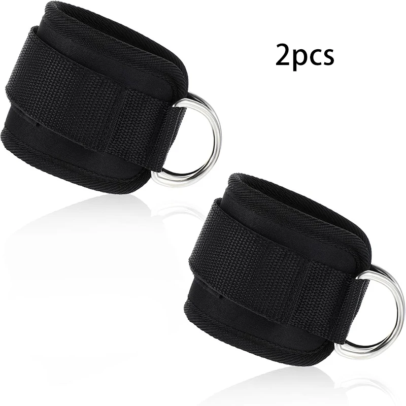 Adjustable Ankle Cuffs – Cable Machine Straps for Glute & Thigh Training - alternate view