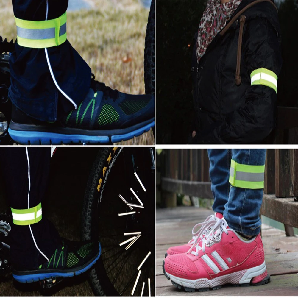 Reflective Bands & Vest Set – High-Visibility Straps for Night Running - size and dimensions