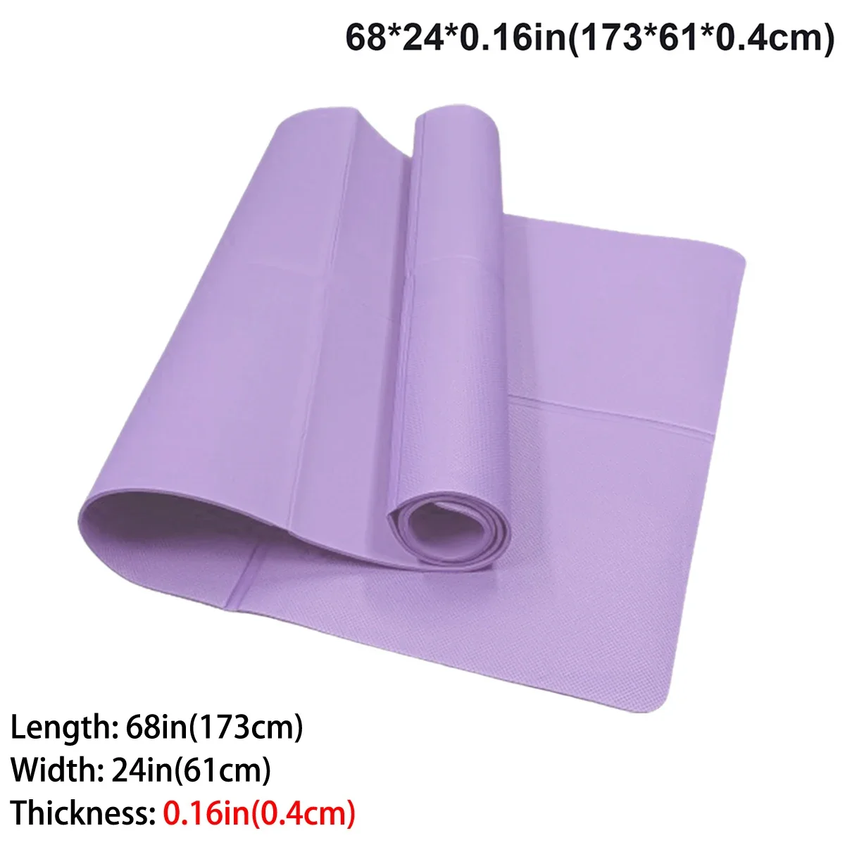 Foldable Yoga Mat Eco Friendly EVA Folding Travel Fitness Exercise 3mm - view 19