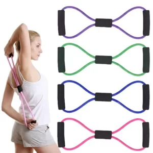 Figure-8 Resistance Bands 4-Pack – Upper Body Exercise Band Set