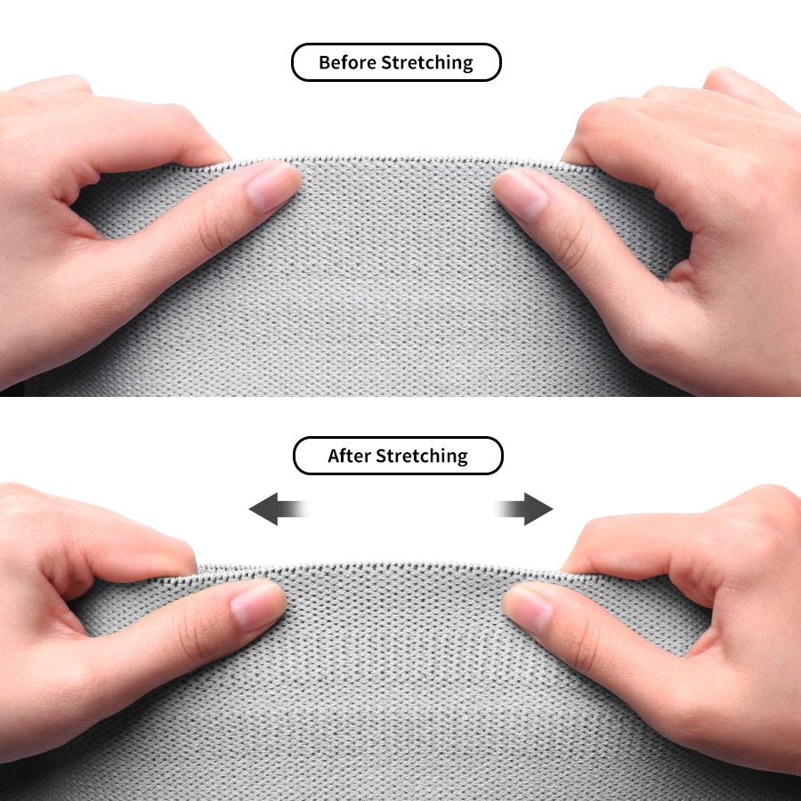 Fabric Booty Bands – Non-Slip Hip & Glute Resistance Bands - size and dimensions