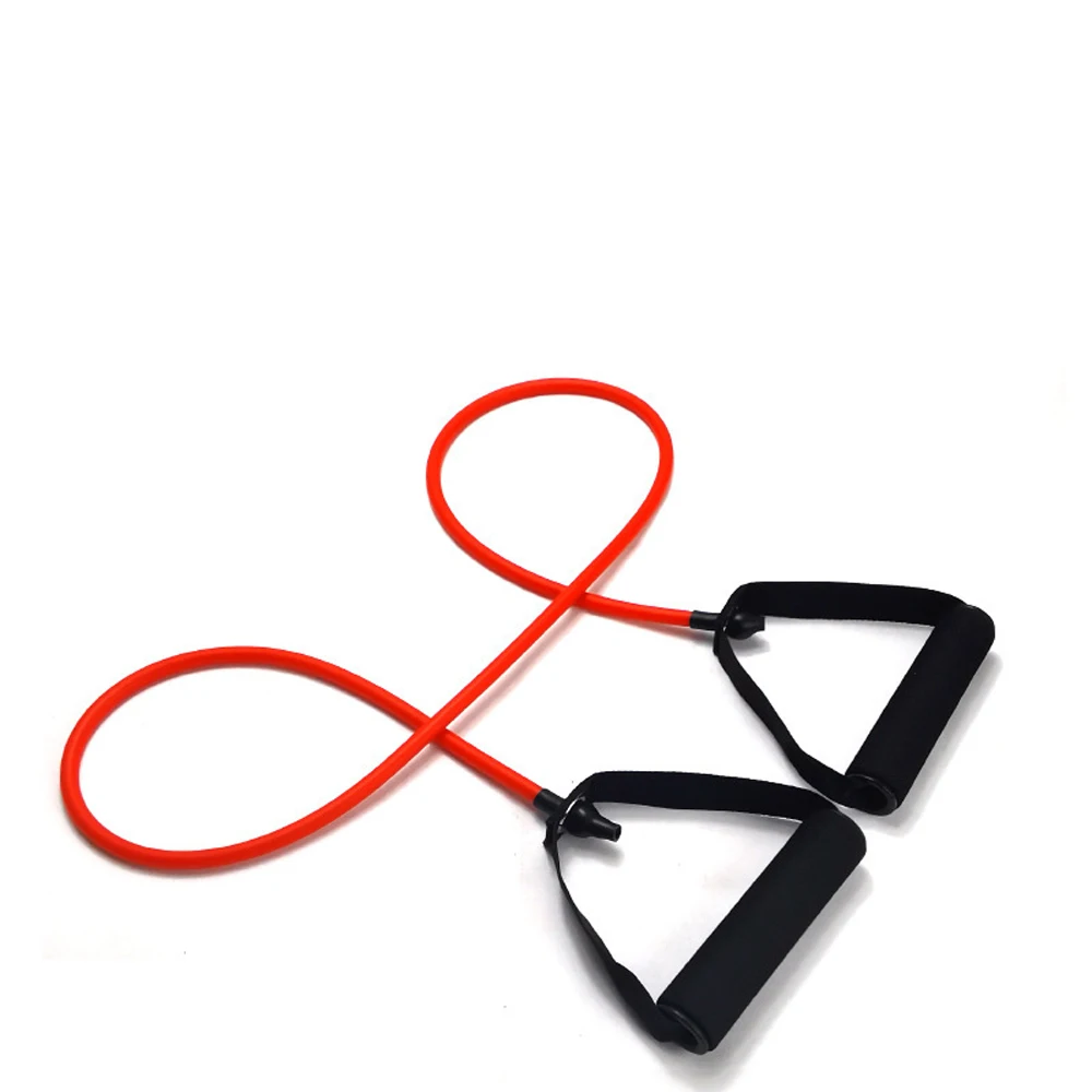 Resistance Bands with Handles – Workout Bands for Full-Body Training - in use
