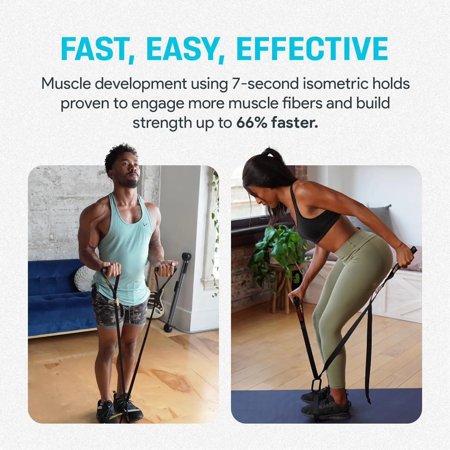ISO-FLO Isometric Suspension Trainer – Straps & ResiBands for Calisthenics - size and dimensions