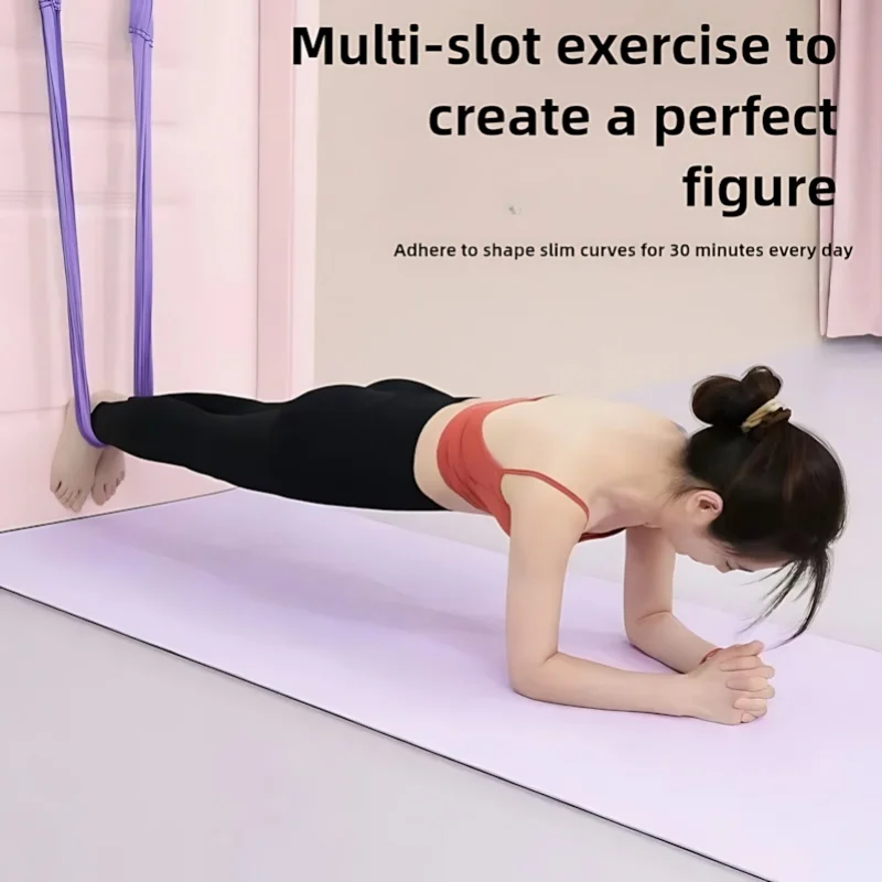 Aerial Yoga Stretching Belt – Adjustable Yoga Swing Strap - color options