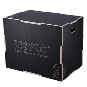 3-in-1 Wooden Plyo Box – Plyometric Jump Box for Conditioning & Strength