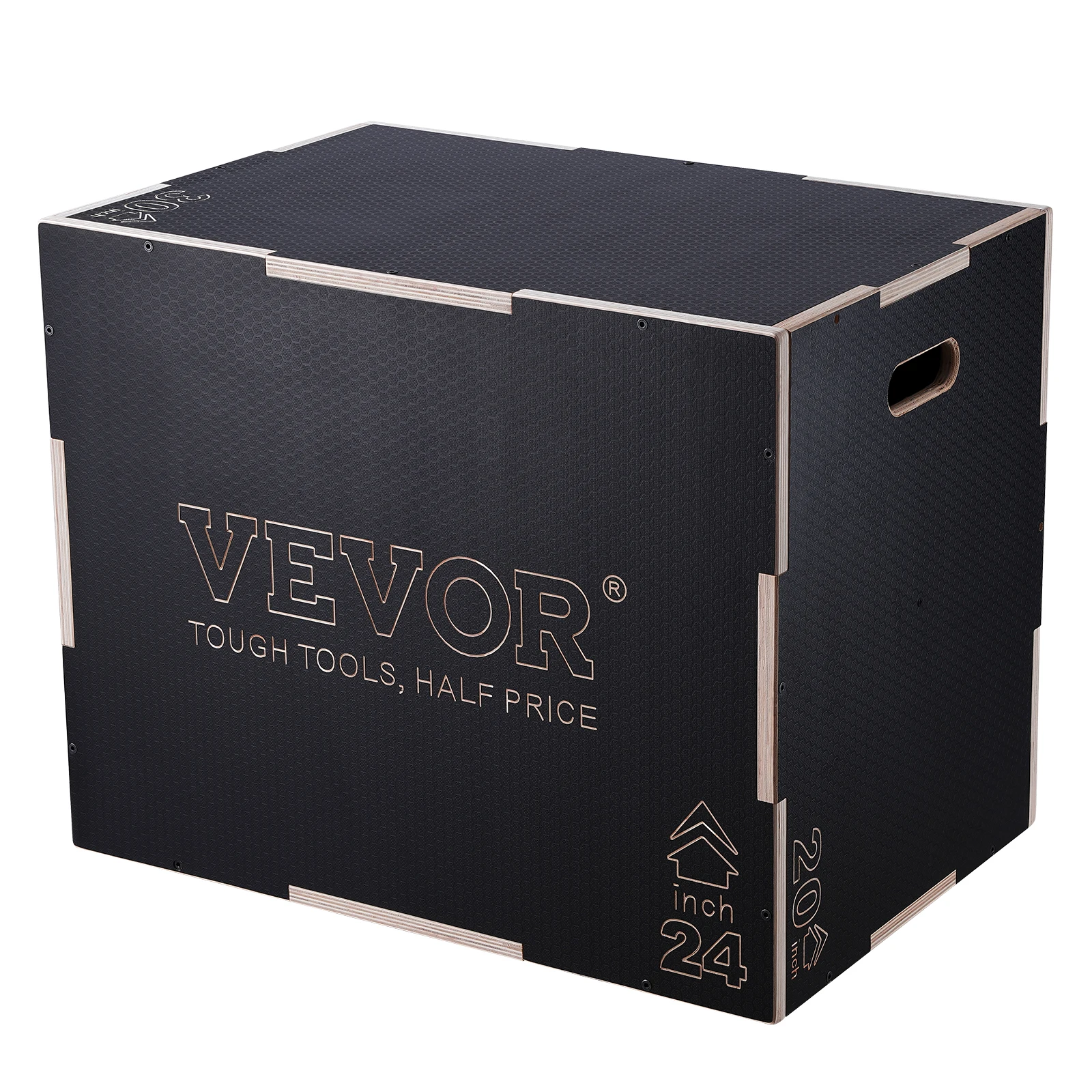 3-in-1 Wooden Plyo Box – Plyometric Jump Box for Conditioning & Strength