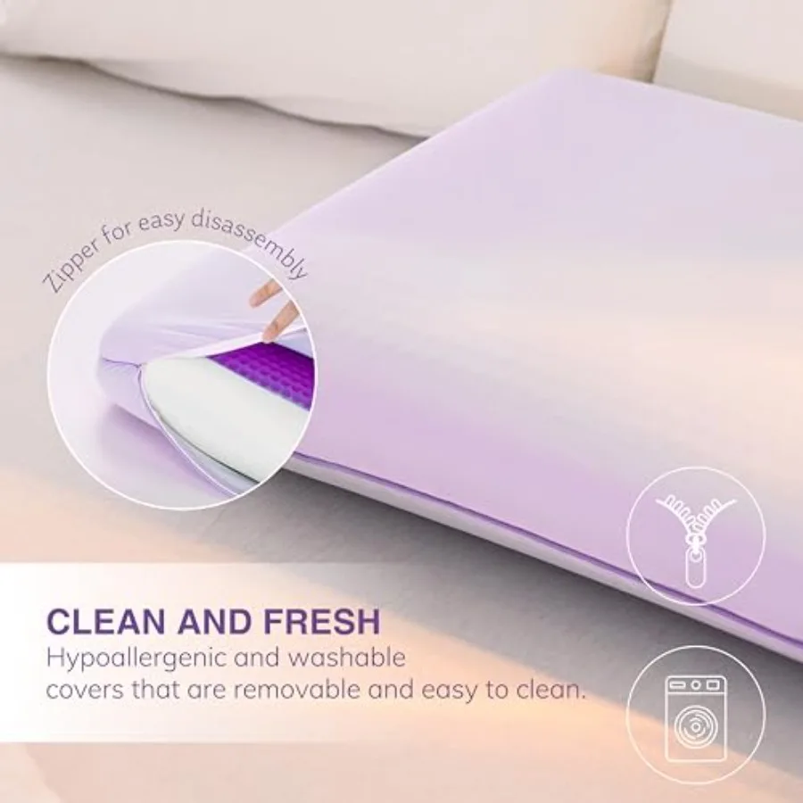 Cooling Gel Memory Foam Pillow – Neck Support for Side & Back Sleepers - color options