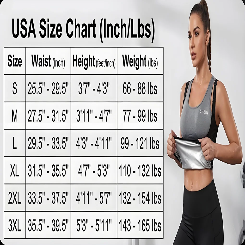 Sauna Suit Tank Top – Women’s Sweat Vest & Compression Workout Top - detail view