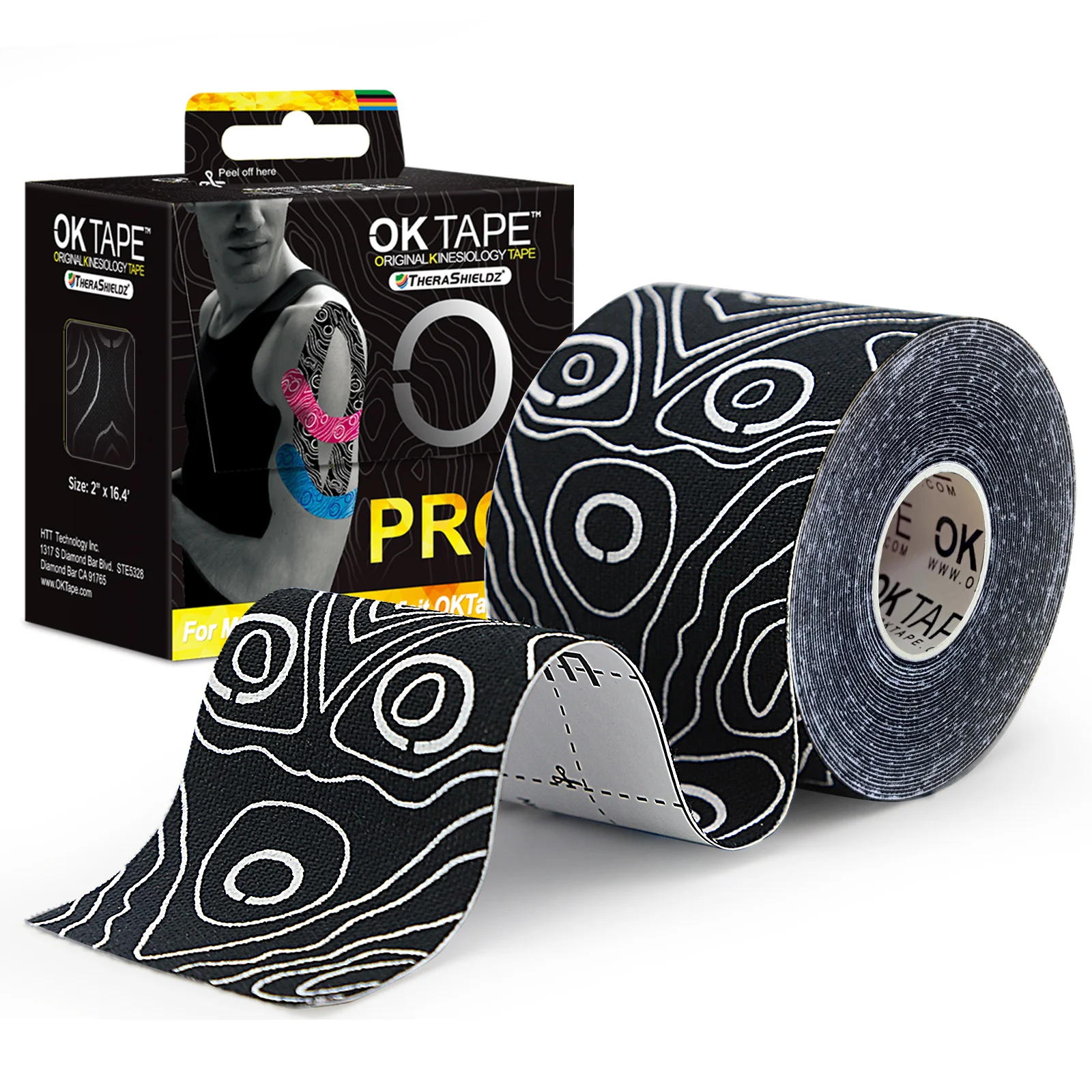 Kinesiology Tape 5cm x 5m – Waterproof Elastic Athletic Tape, Latex Free - view 12