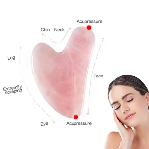 Natural Jade Gua Sha Board – Facial Massage & Skincare Tool