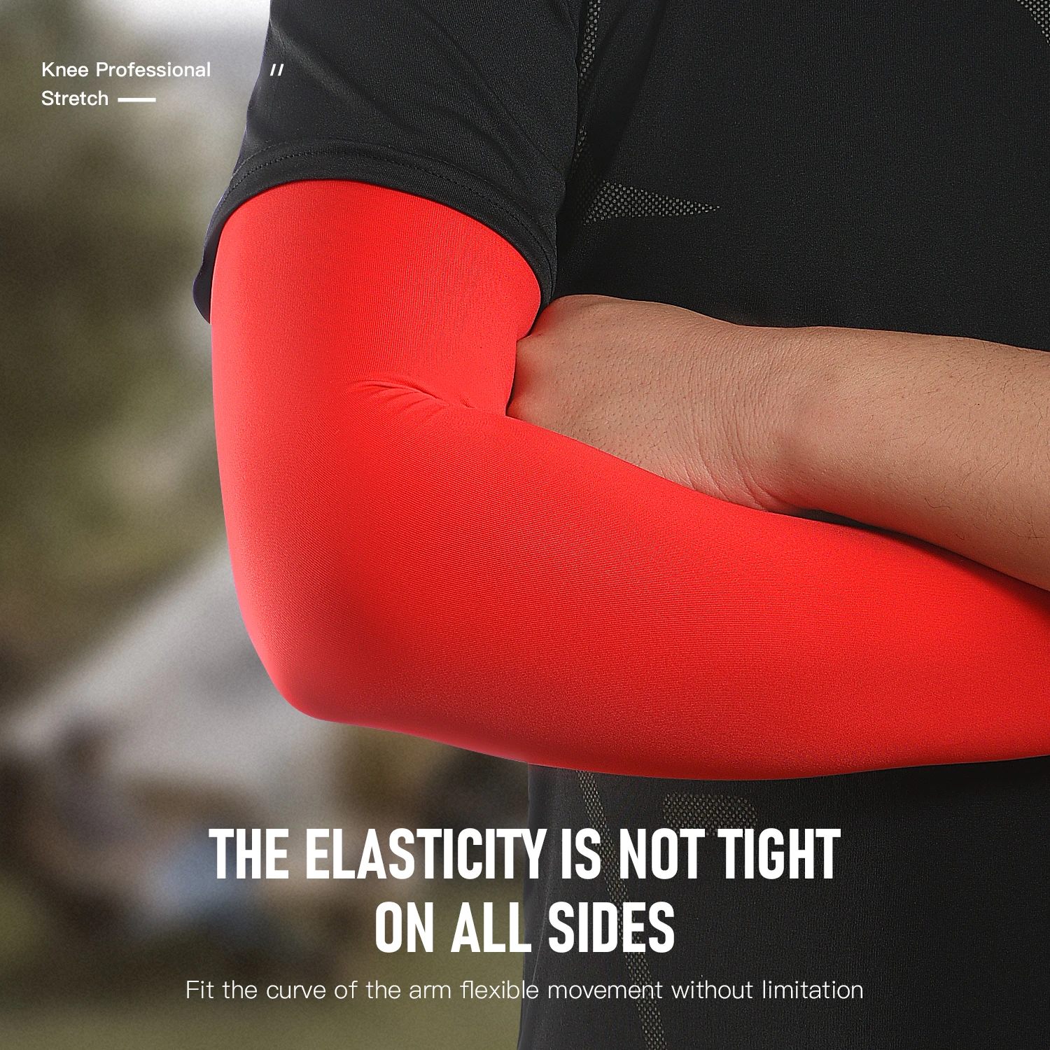 Elbow Compression Sleeve – Breathable Support for Cycling, Running & Basketball - alternate view