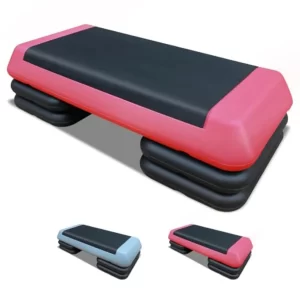Adjustable Aerobic Step Platform 28.5" – 4/6/8in Risers for Cardio & HIIT