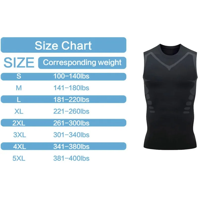 Men's Ice Silk Compression Vest - Cooling Quick-Dry Base Layer Tank Top M-4XL - color options