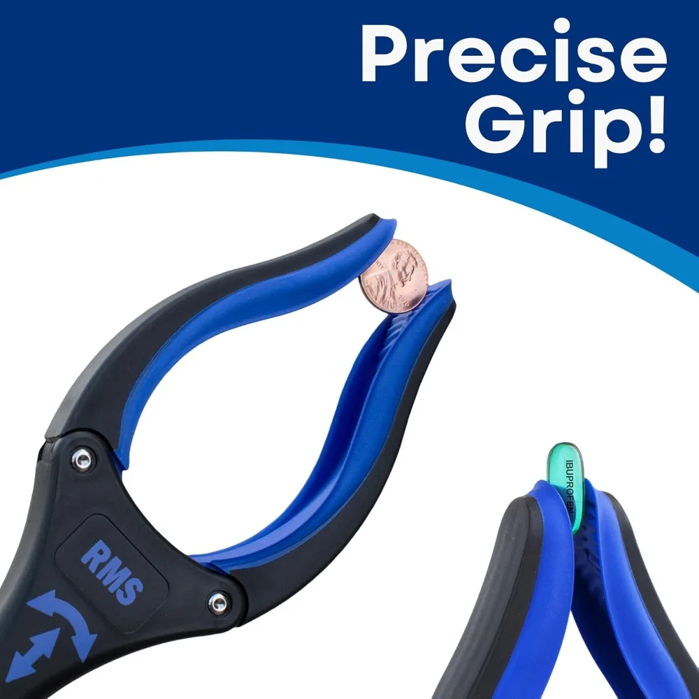 34" Extra Long Reacher Grabber – Foldable Rotating Jaw Reaching Aid - color options