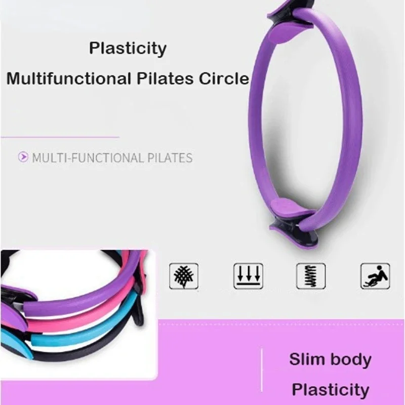 Pilates Ring – Yoga Fitness Circle for Inner Thigh, Core & Glute Training - close-up detail