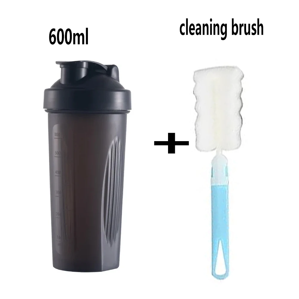 600ml 20oz BPA Free Protein Shaker Cup Portable Fitness with Blender - detail view