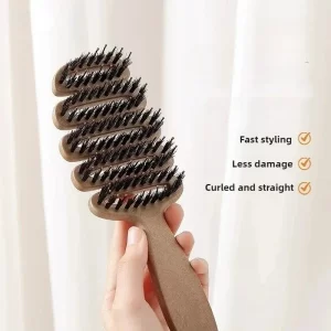 Boar Bristle Detangling Brush – Scalp Massage Hair Brush