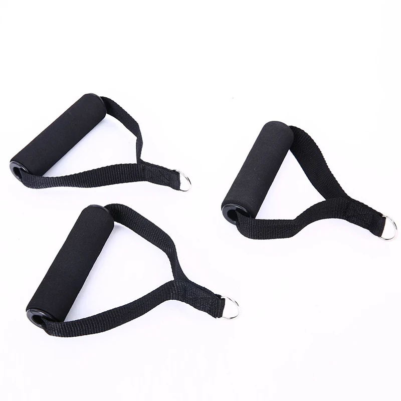Resistance Band Handles Pair – Foam Grip Pull Rope & Yoga Hammock Handles - close-up detail