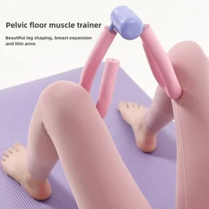 Leg Squeeze Trainer - Fleece Inner-Thigh & Adductor Exerciser for Home Use