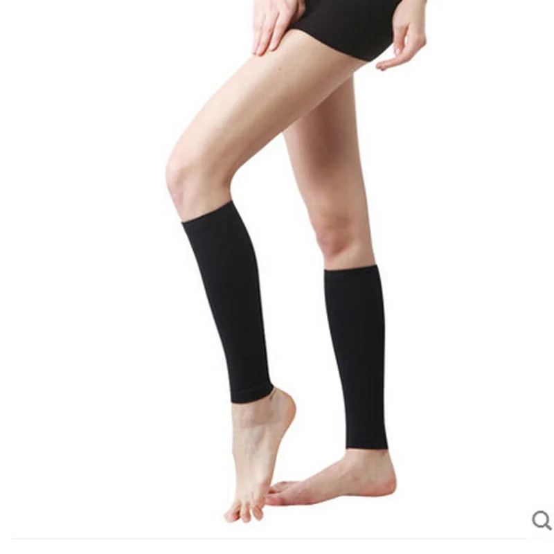 Footless Calf Compression Sleeves – Graduated 20-30 mmHg Support - packaging