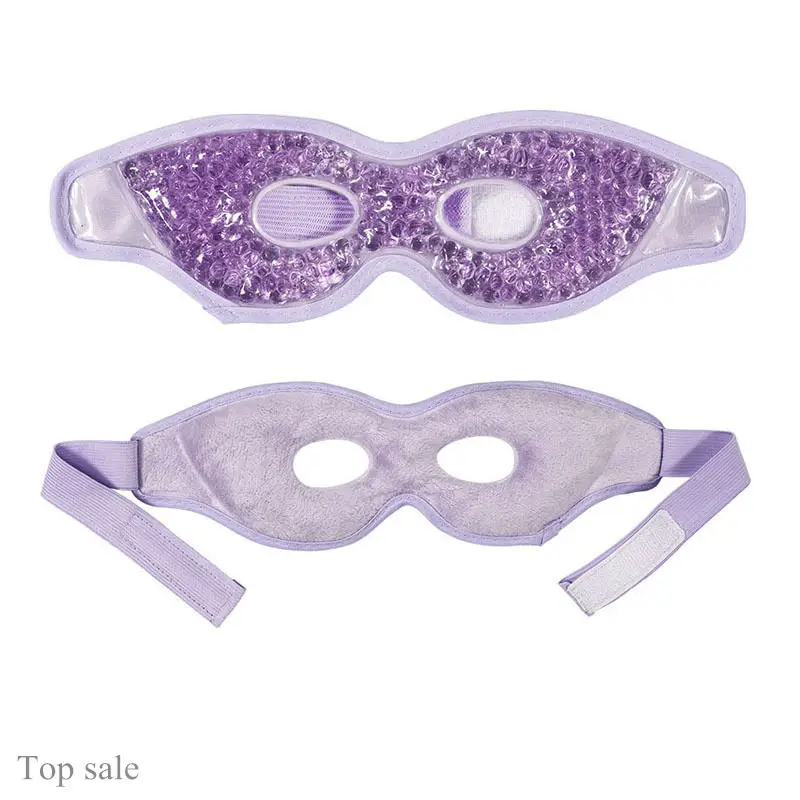 Cooling Gel Eye Mask – Reusable Hot & Cold Compress with Eye Holes - detail view